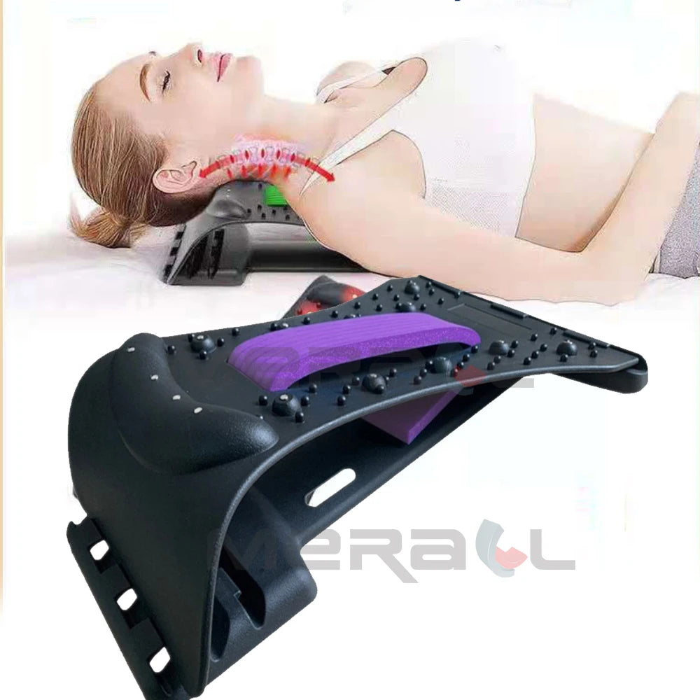Corretor da coluna cervical, alongador lombar