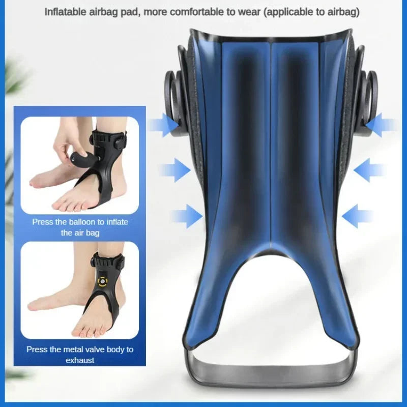 Suporte Ortopédico para Pé Caído com Ajuste Personalizado e Conforto Diário
