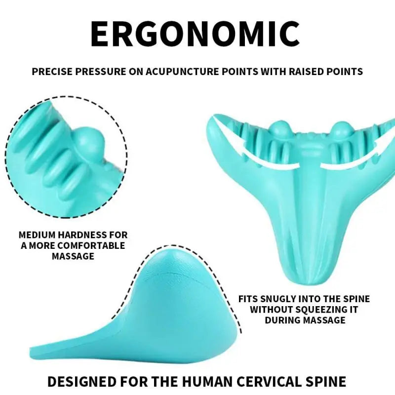 Dispositivo de Alongamento e Relaxamento Cervical | Alívio da Dor e Alinhamento da Coluna
