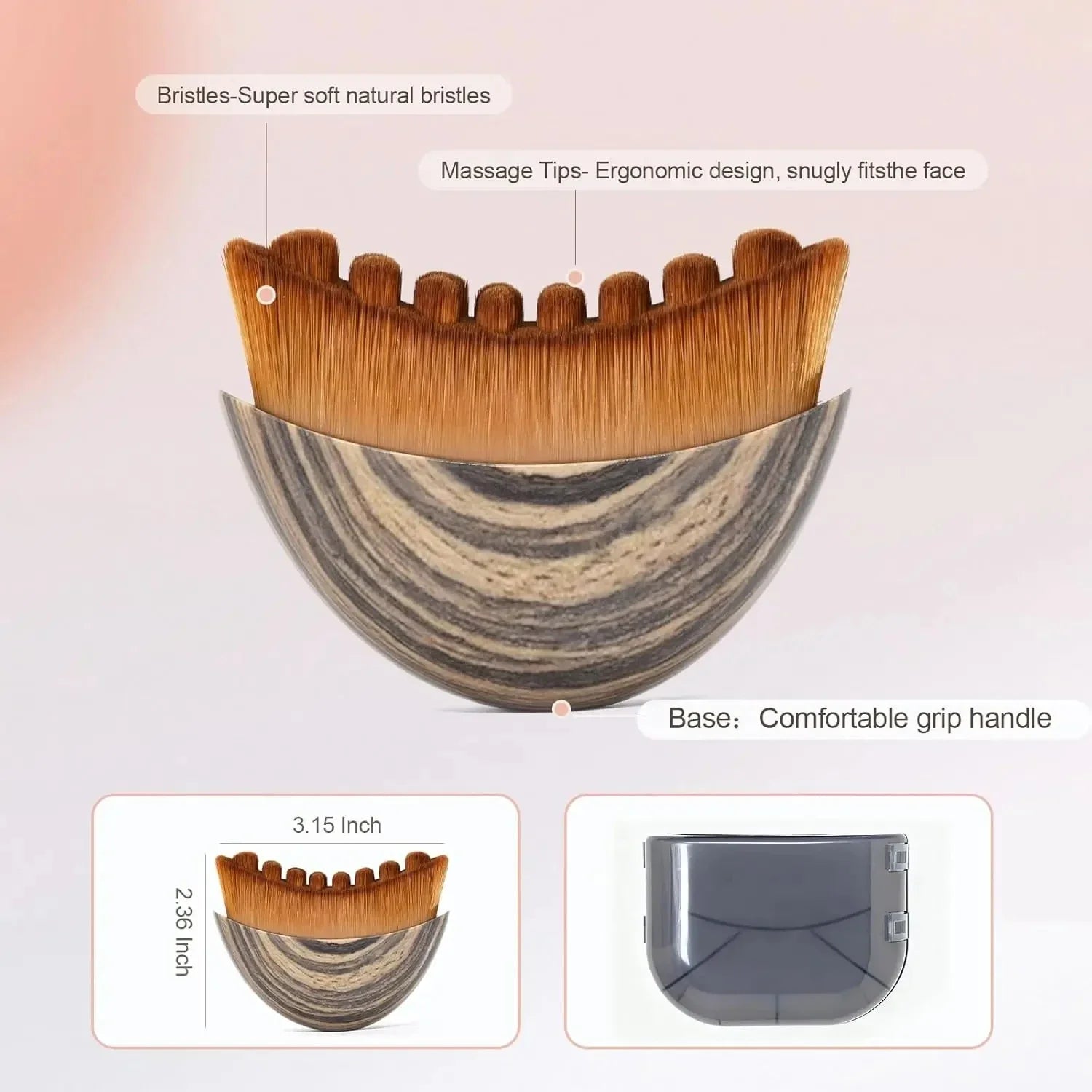 Massageador Manual em Aço Inoxidável