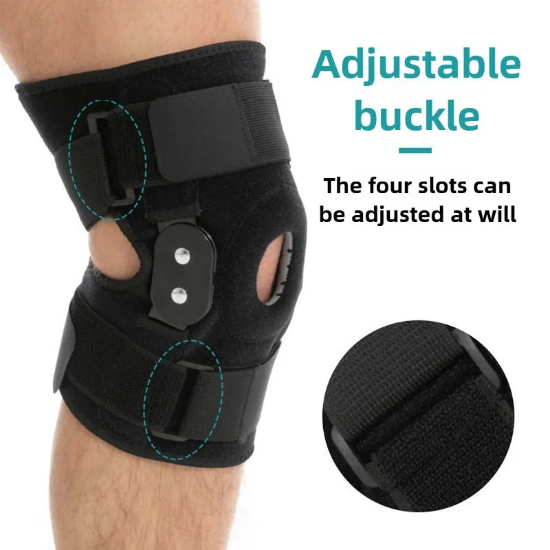 1PC Adjustable Hinged Knee Brace Knee Support Wrap for Meniscus Tear Patellar Tendon Support Pain Relief Strains Sprains etc