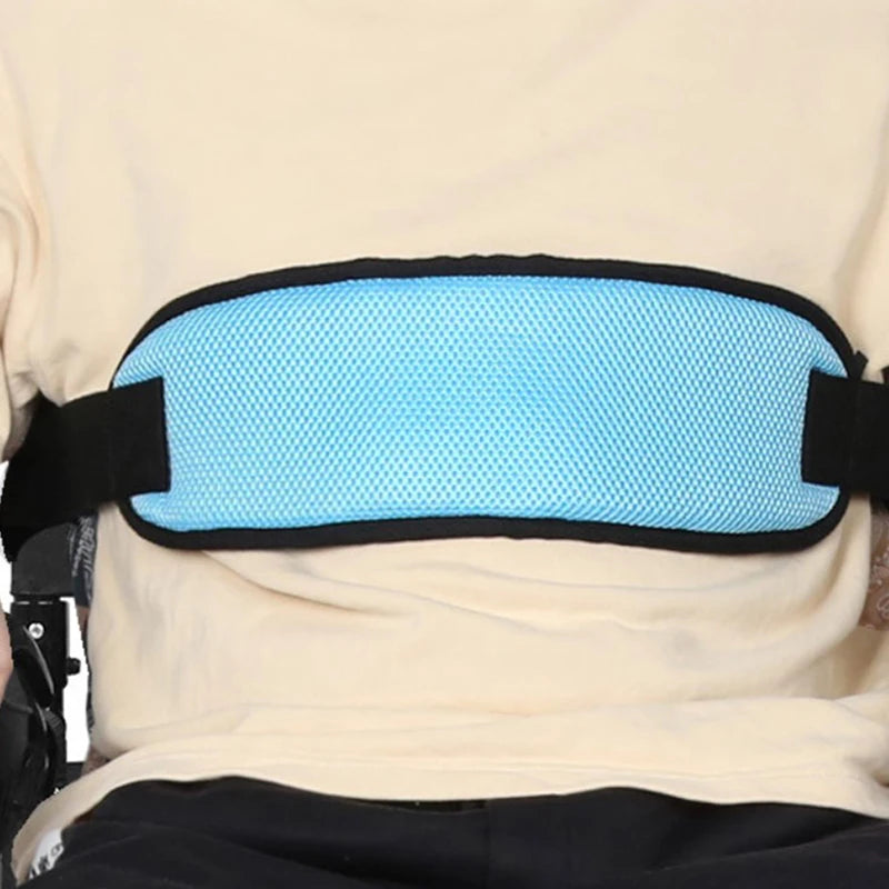 Adjustable Wheelchair Seat Belt Thicken Breathable Comfortable Cushion Straps Elderly Patients Safety Harness Braces Supports