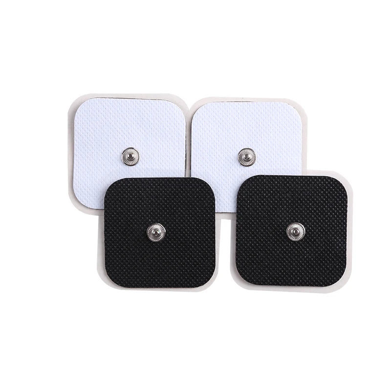 Eletrodos adesivos reutilizáveis de 5*5cm para máquina TENS, EMS