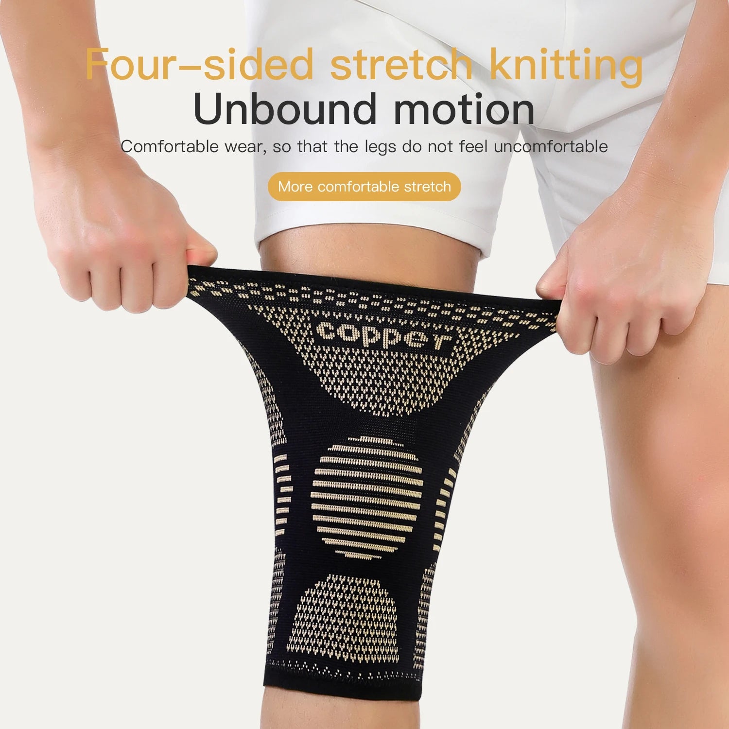 Copper Knee Brace for Arthritis Pain Support-Copper Knee Sleeve for knee pain Compression sleeve for Sports,Knee Pain Relief
