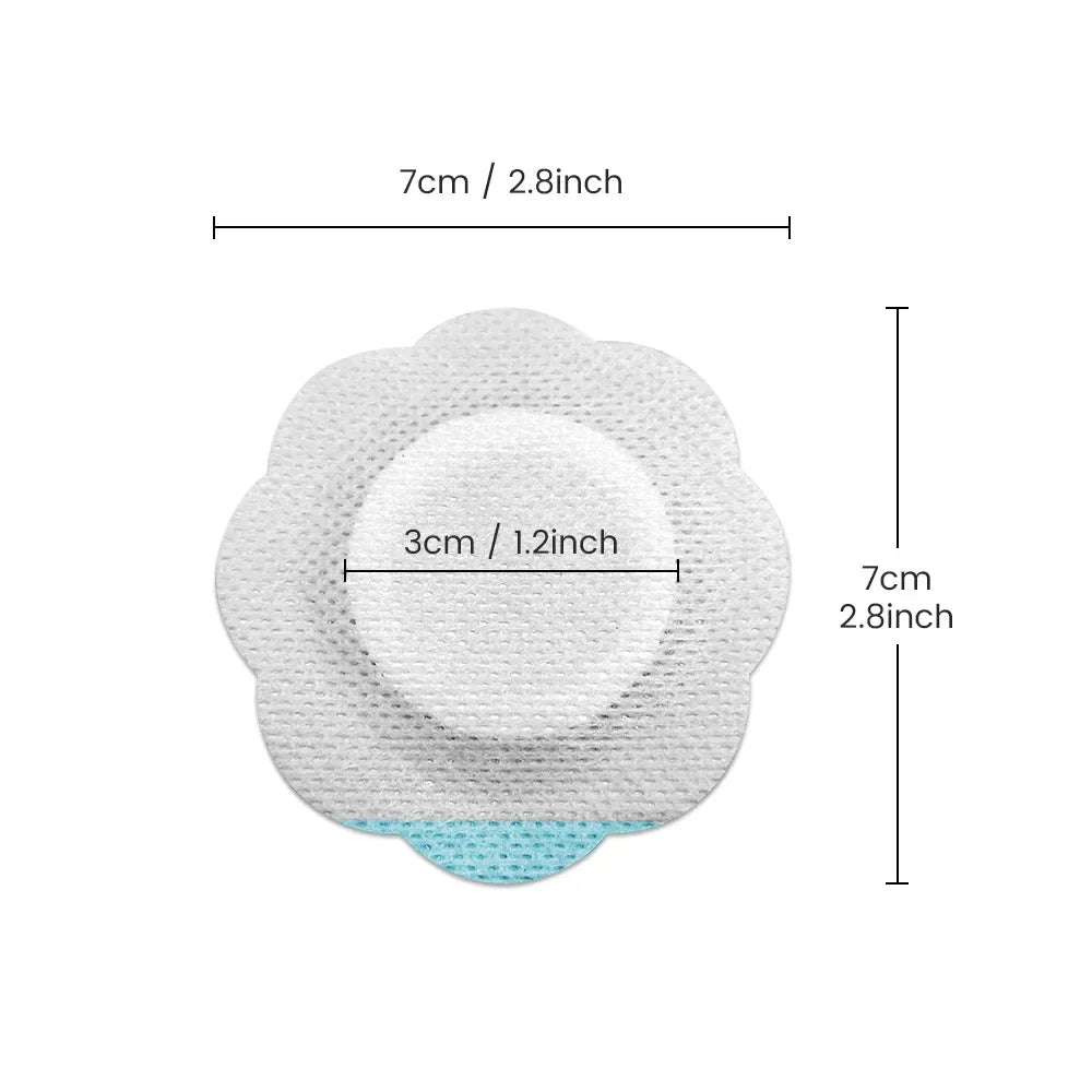 Disposable Castor Oil Belly Button Patch Self-Adhesive Navel Bandage Disposable Spunlace Cloth Castor Oil Patches Belly Sticker