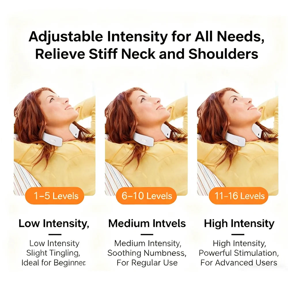 Massajador Cervical Portátil para Pescoço e Ombros