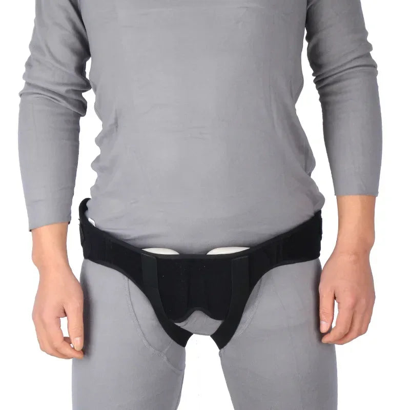 Cinto Ortopédico para Hérnia Inguinal com Compressão Ajustável | Conforto para Homem e Mulher