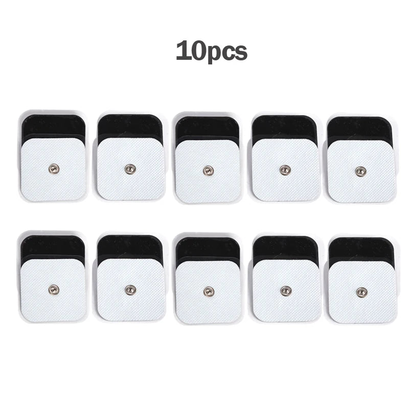 Eletrodos adesivos reutilizáveis de 5*5cm para máquina TENS, EMS